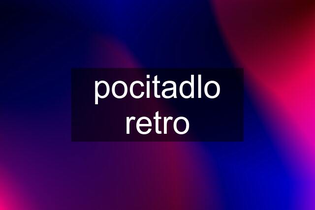 pocitadlo retro