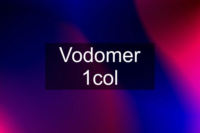 Vodomer 1col