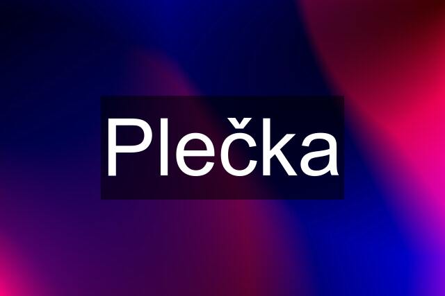 Plečka