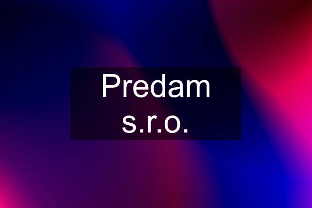 Predam s.r.o.