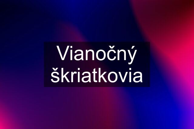 Vianočný škriatkovia