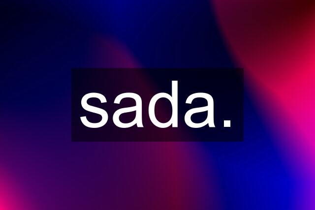 sada.