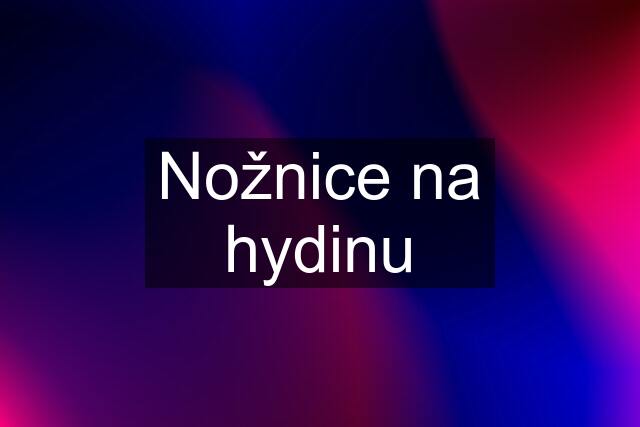 Nožnice na hydinu