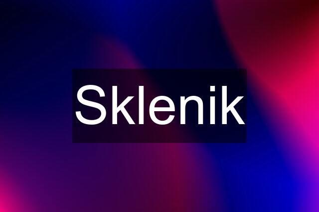 Sklenik