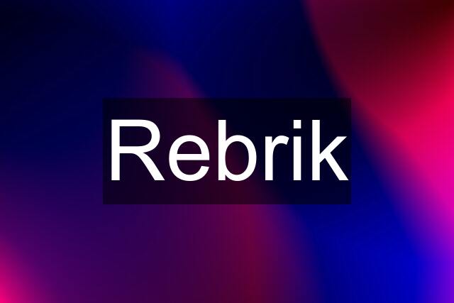 Rebrik