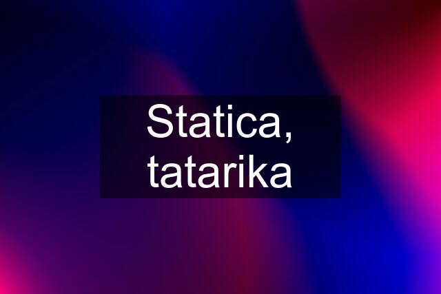 Statica, tatarika