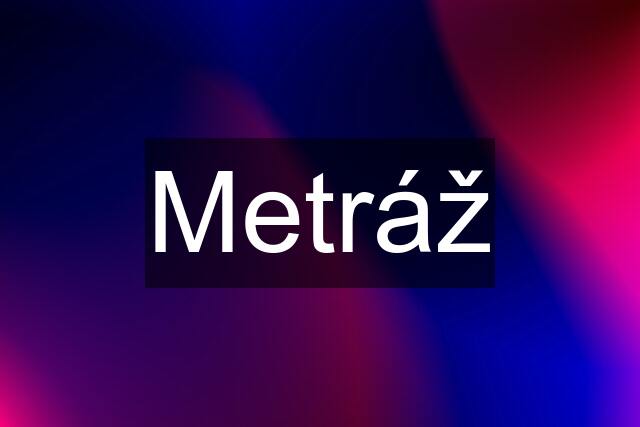 Metráž