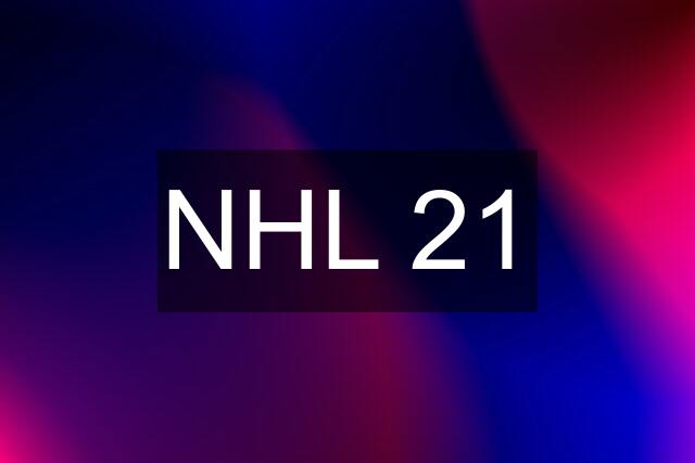 NHL 21