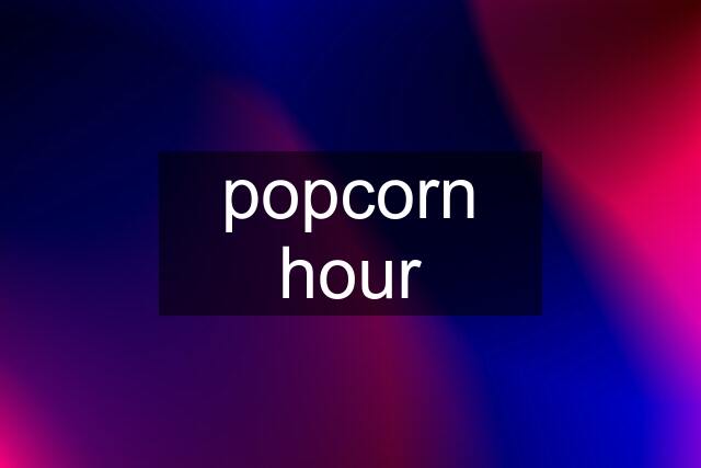 popcorn hour