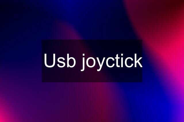 Usb joyctick