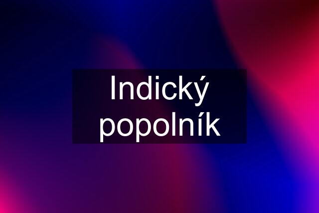 Indický popolník