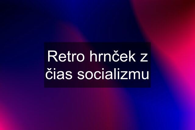 Retro hrnček z čias socializmu