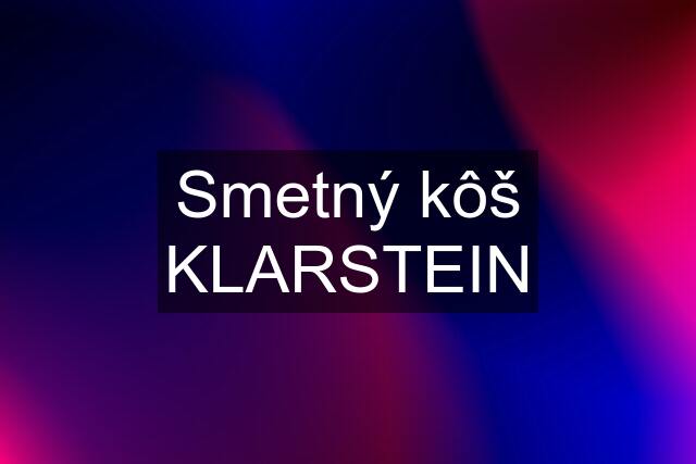 Smetný kôš KLARSTEIN