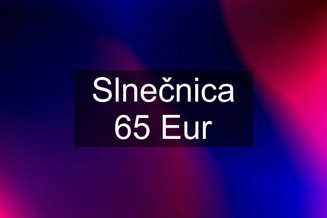 Slnečnica 65 Eur