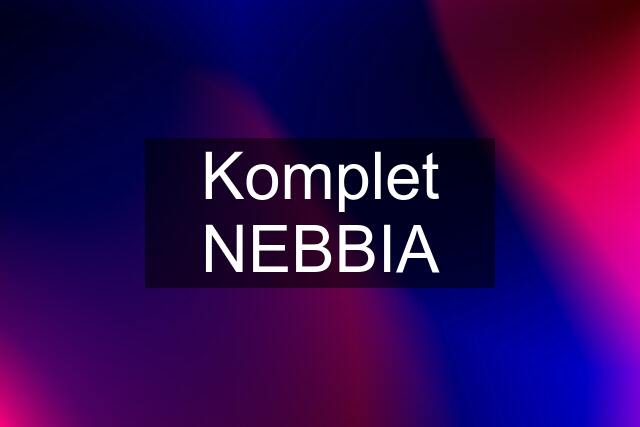 Komplet NEBBIA