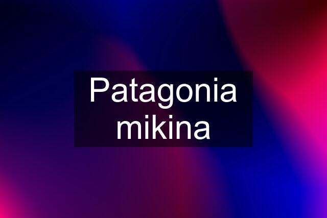 Patagonia mikina