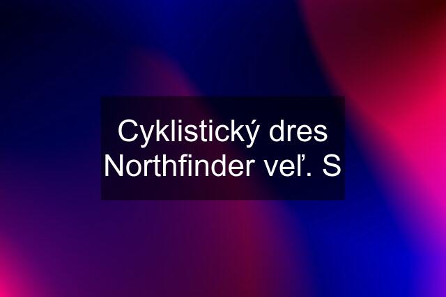 Cyklistický dres Northfinder veľ. S