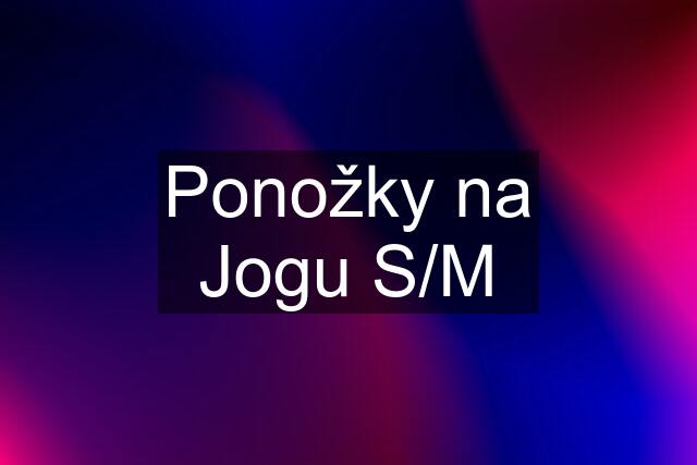 Ponožky na Jogu S/M