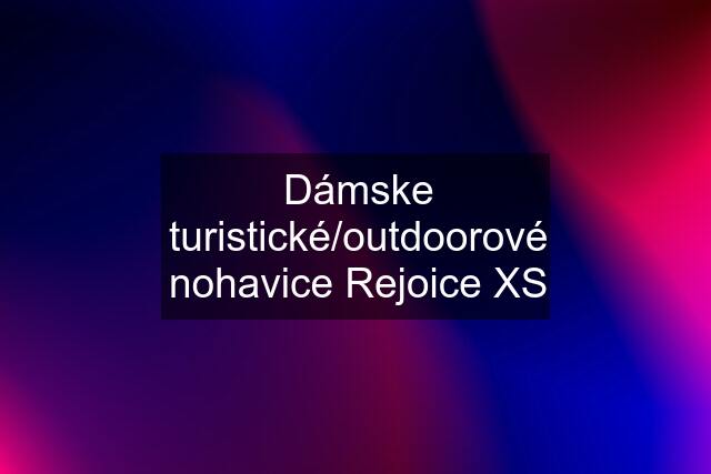 Dámske turistické/outdoorové nohavice Rejoice XS