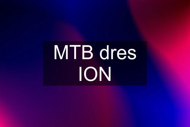 MTB dres ION