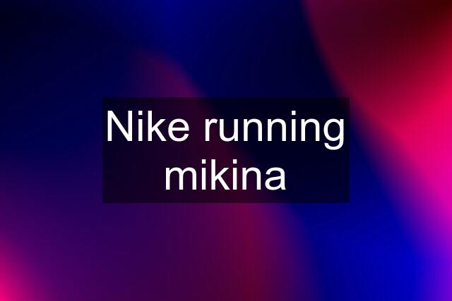 Nike running mikina