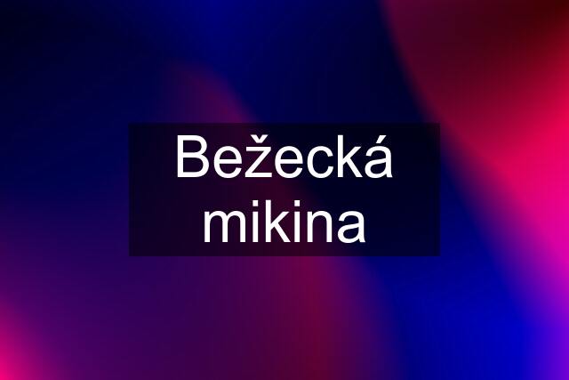 Bežecká mikina