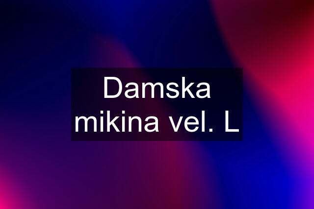 Damska mikina vel. L