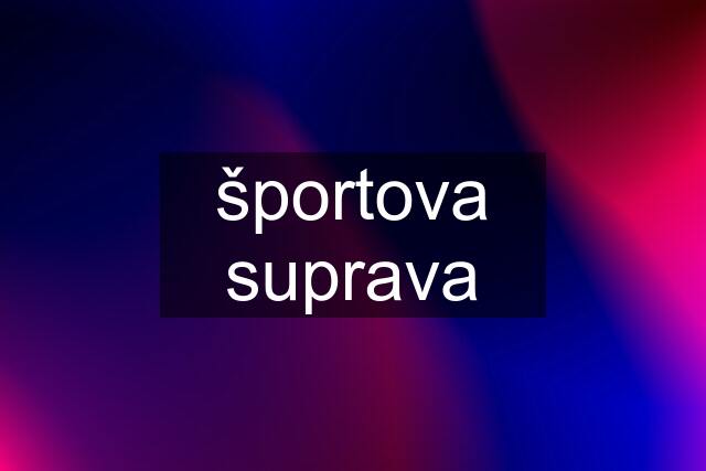 športova suprava