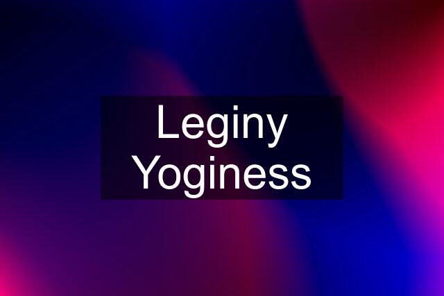 Leginy Yoginess