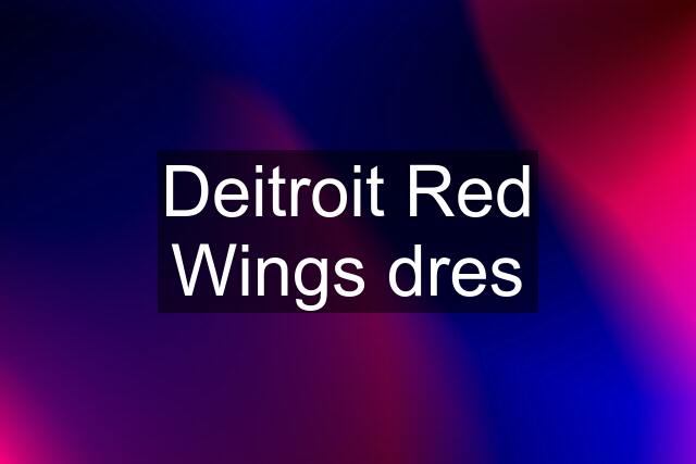 Deitroit Red Wings dres