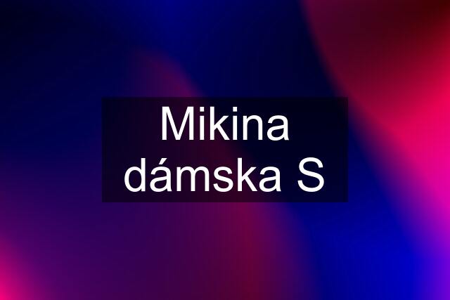 Mikina dámska S