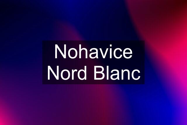 Nohavice Nord Blanc