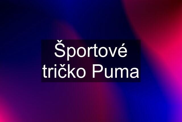 Športové tričko Puma