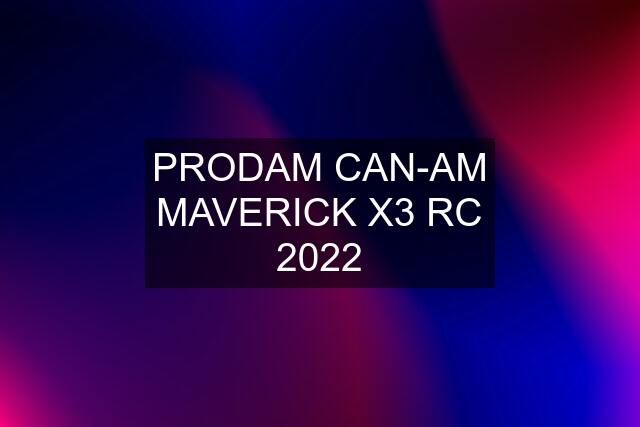 PRODAM CAN-AM MAVERICK X3 RC 2022