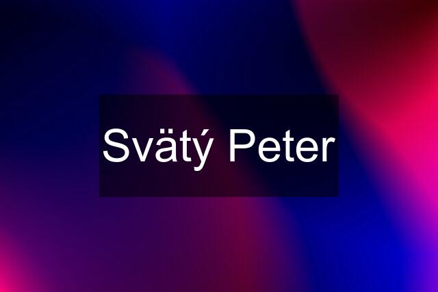 Svätý Peter