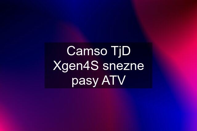 Camso TjD Xgen4S snezne pasy ATV