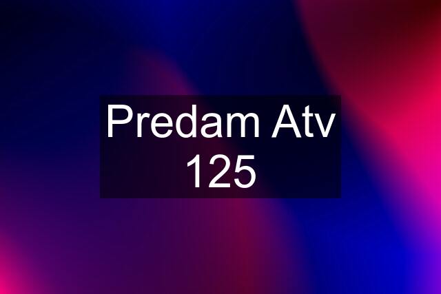 Predam Atv 125