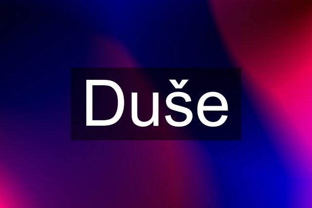 Duše