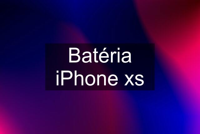 Batéria iPhone xs