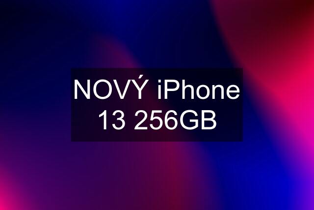 NOVÝ iPhone 13 256GB