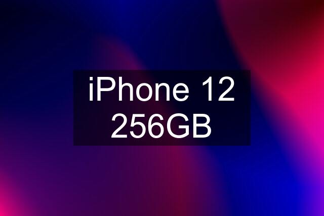 iPhone 12 256GB