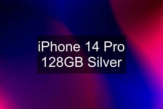 iPhone 14 Pro 128GB Silver