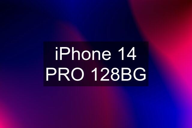 iPhone 14 PRO 128BG