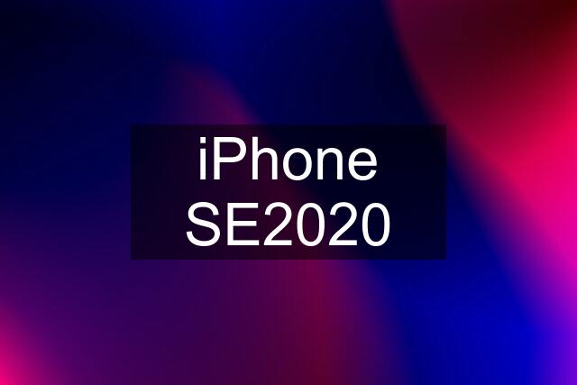 iPhone SE2020