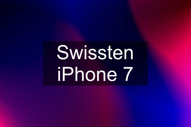 Swissten iPhone 7