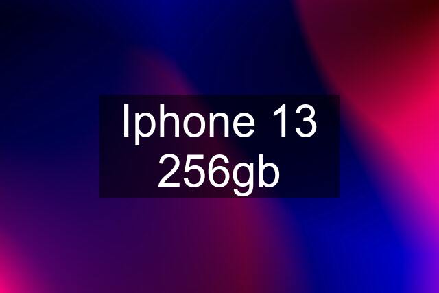 Iphone 13 256gb