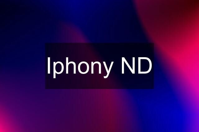 Iphony ND