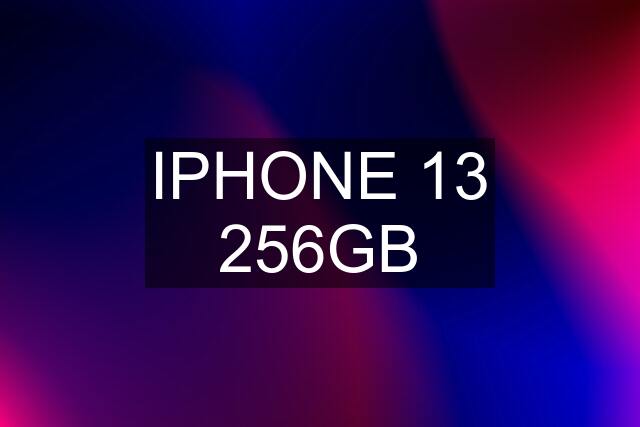 IPHONE 13 256GB