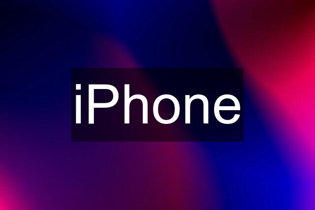 iPhone