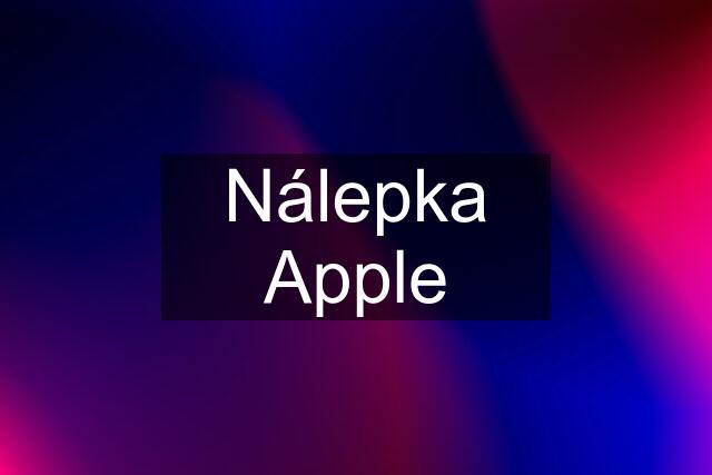 Nálepka Apple